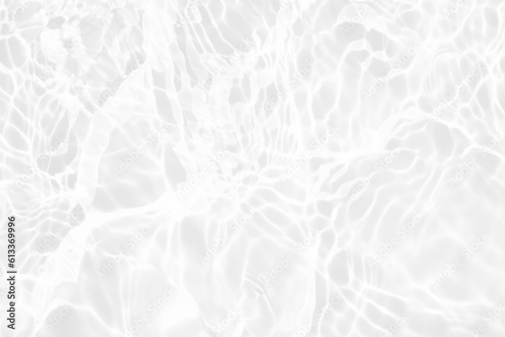 White water with ripples on the surface. Defocus blurred transparent white colored clear calm water surface texture with splashes and bubbles. Water waves with shining pattern texture background. White water with ripples on the surface. Defocus blurred transparent white colored clear calm water surface texture with splashes and bubbles. Water waves with shining pattern texture background.