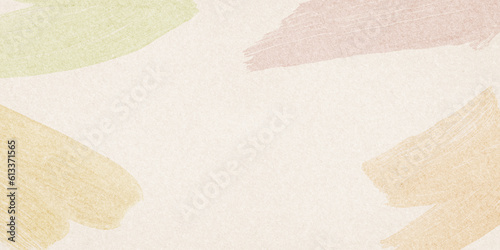 Abstract beige watercolor painting with grunge brush in earth tone color, watercolor paper texture background