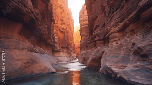 Generative AI, Canyon Vistas: Exploring the Majesty of Nature's Chasms