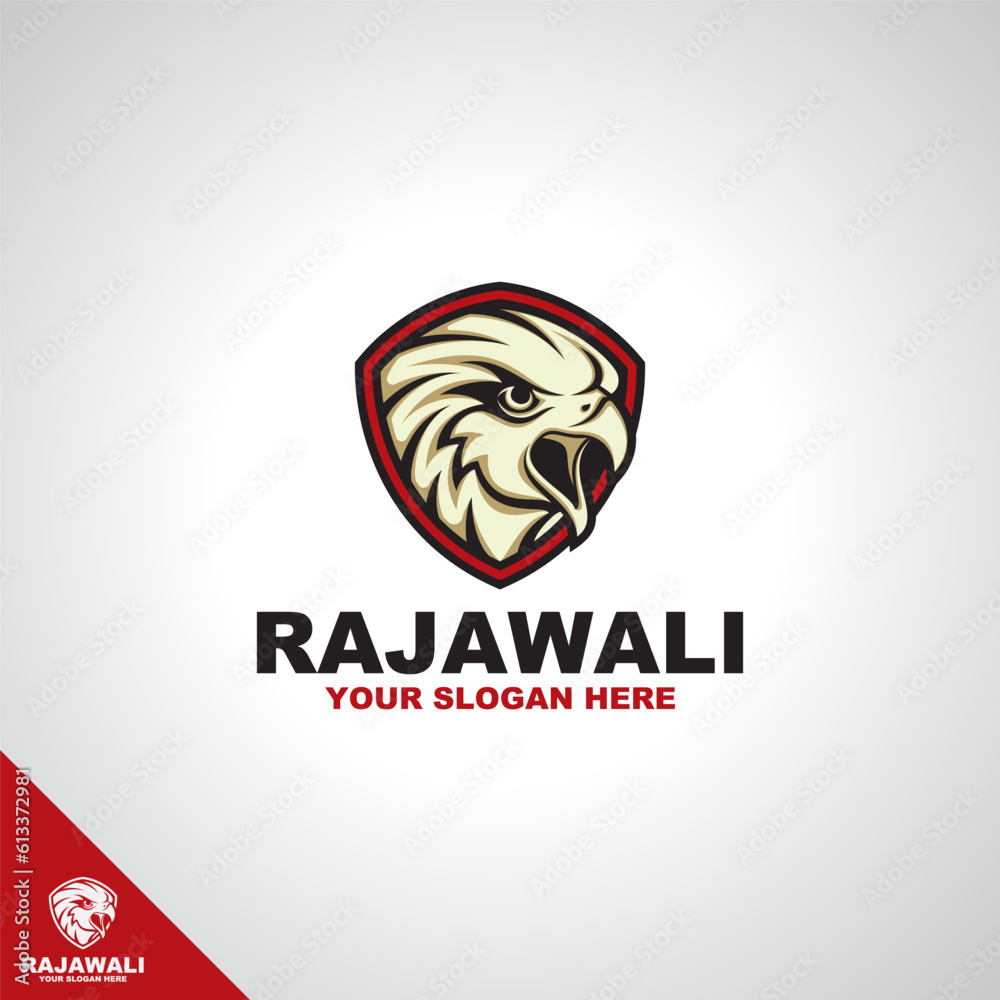 Fototapeta premium Rajawali - Eagle Shield Logo Template
