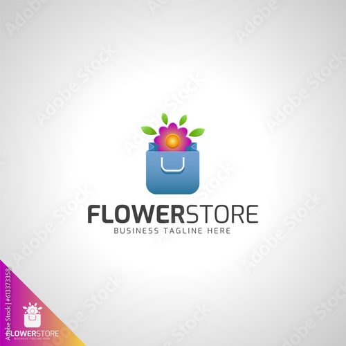 Flower Store Logo Template