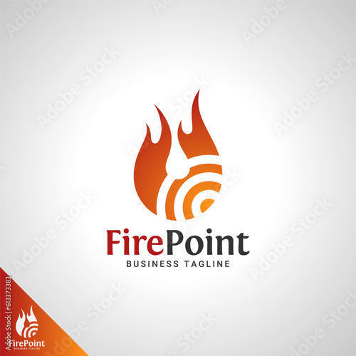 Fire Point Logo Template