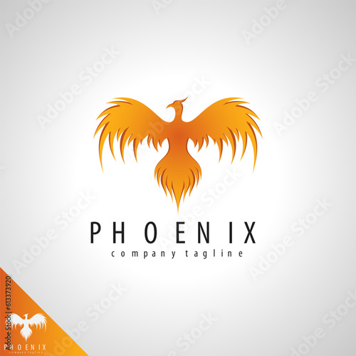 Phoenix - Fire Bird Logo Template