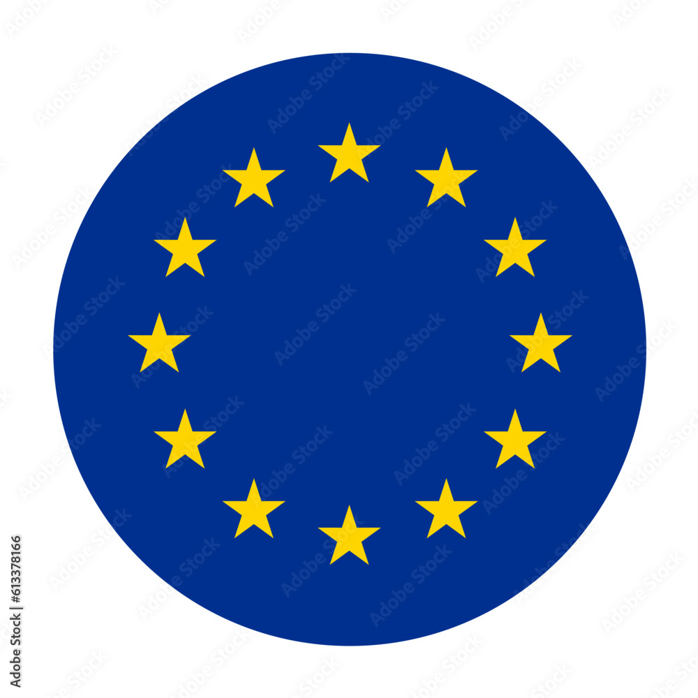 European union EU flag circular round transparent circle png sticker label icon symbol sign star blue shape European union EU flag circular round transparent circle png sticker label icon symbol sign star blue shape