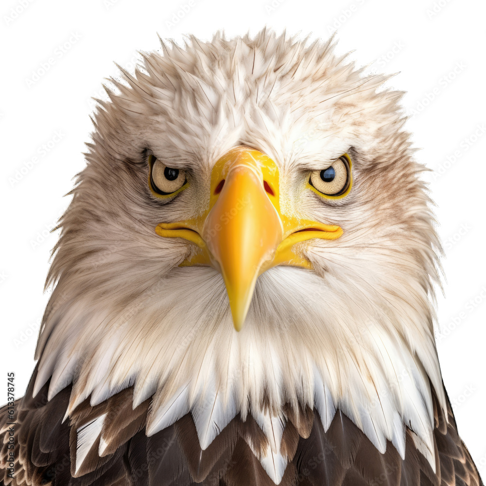 Fototapeta premium A close-up of an American eagle