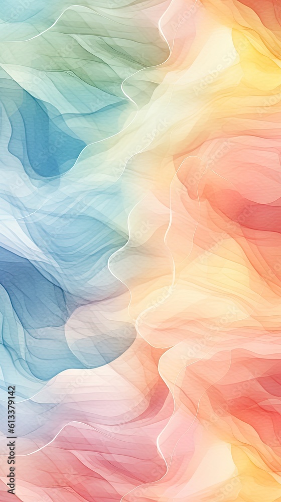 Abstract background with radiant waves