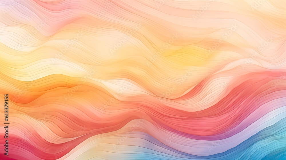 Fototapeta premium Colorful wave shapes on abstract background