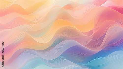 Abstract waves with vibrant colors © ibhonk