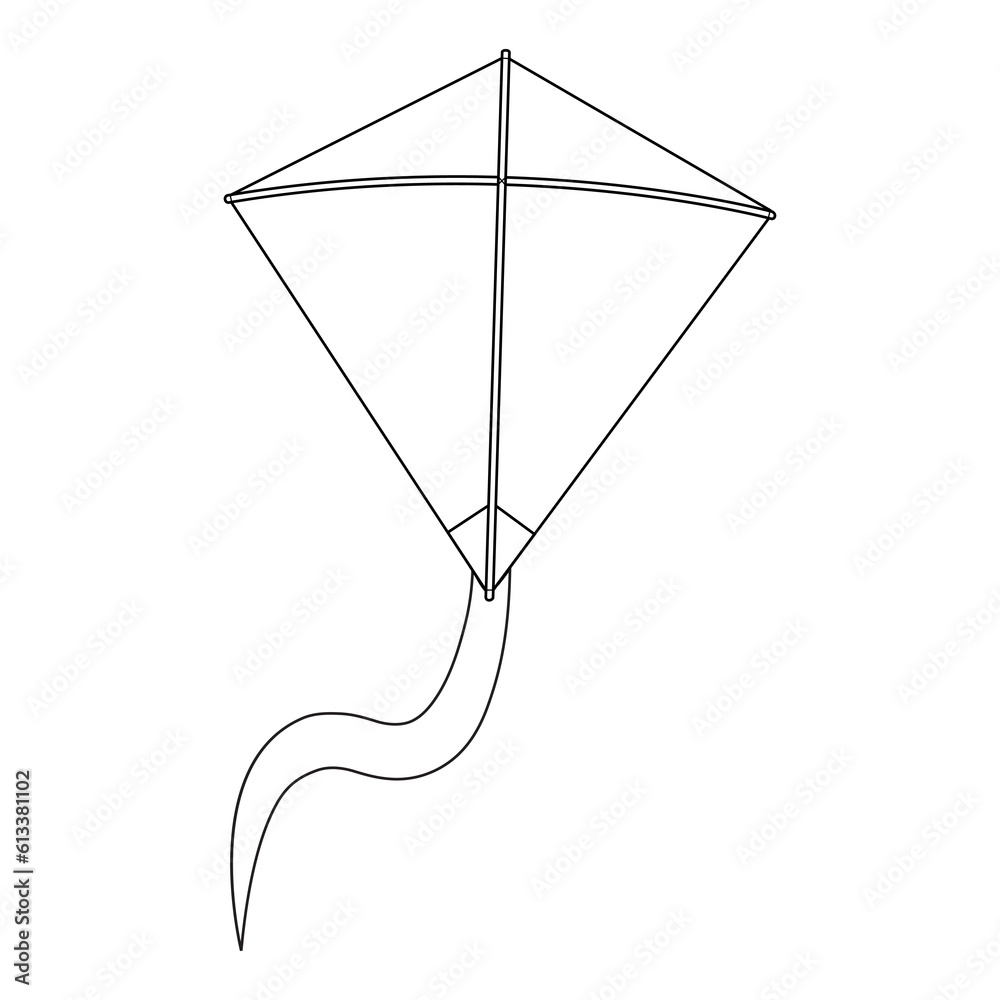 kites line vector illustration kites line vector illustration