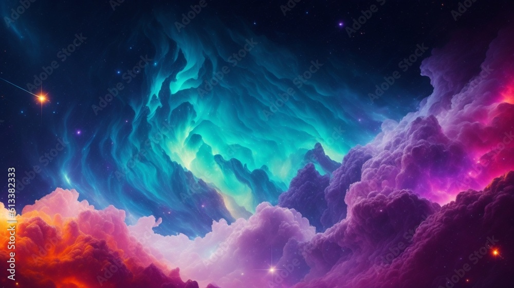 background with stars