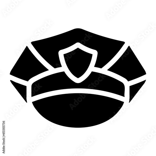 police hat Solid icon