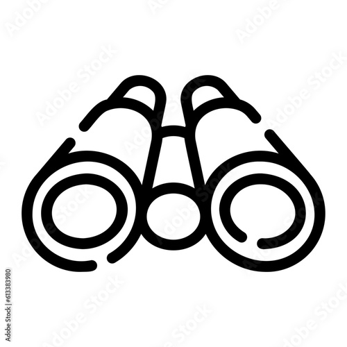 binoculars Line Icon