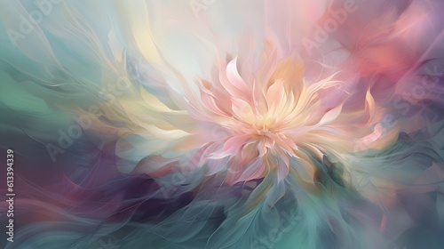 light soft floral abstract background