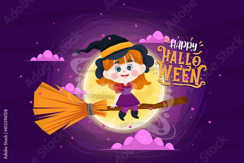 Happy Halloween (trick or treat) Poster for invitation for designer create banner or web page