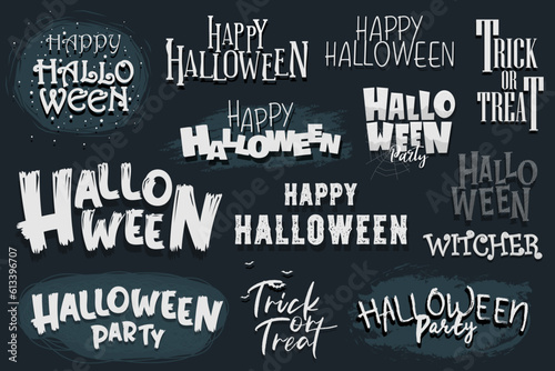 Happy Halloween (trick or treat) Poster for invitation for designer create banner or web page