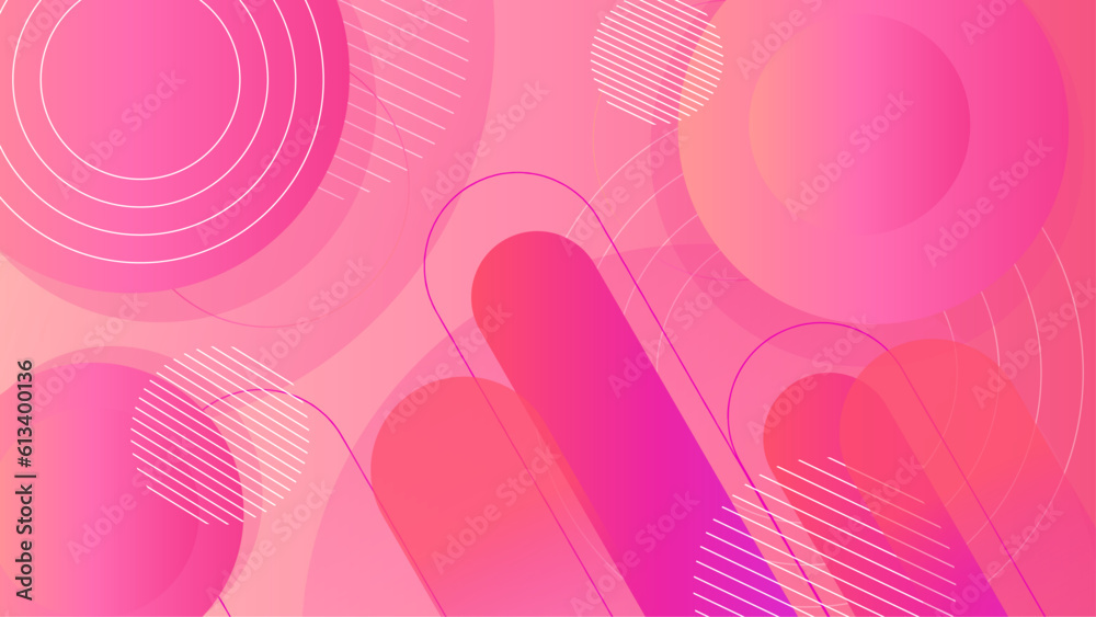 Obraz premium Gradient abstract background with geometric elements