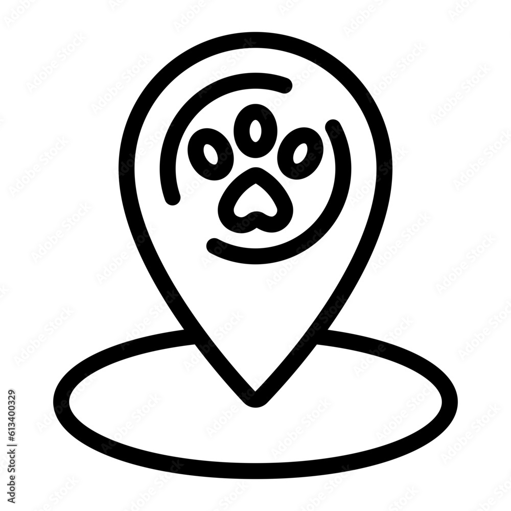 Location line icon Location line icon