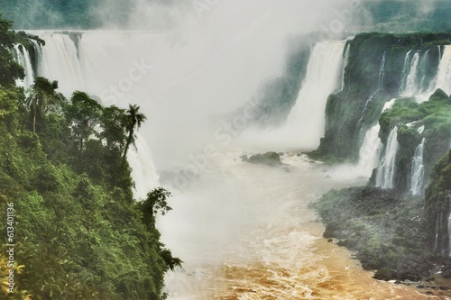 waterfall in the forest  Iguazu