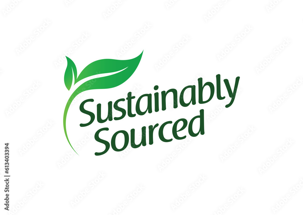 Sustainably Sourced logo symbol Sustainably Sourced logo symbol