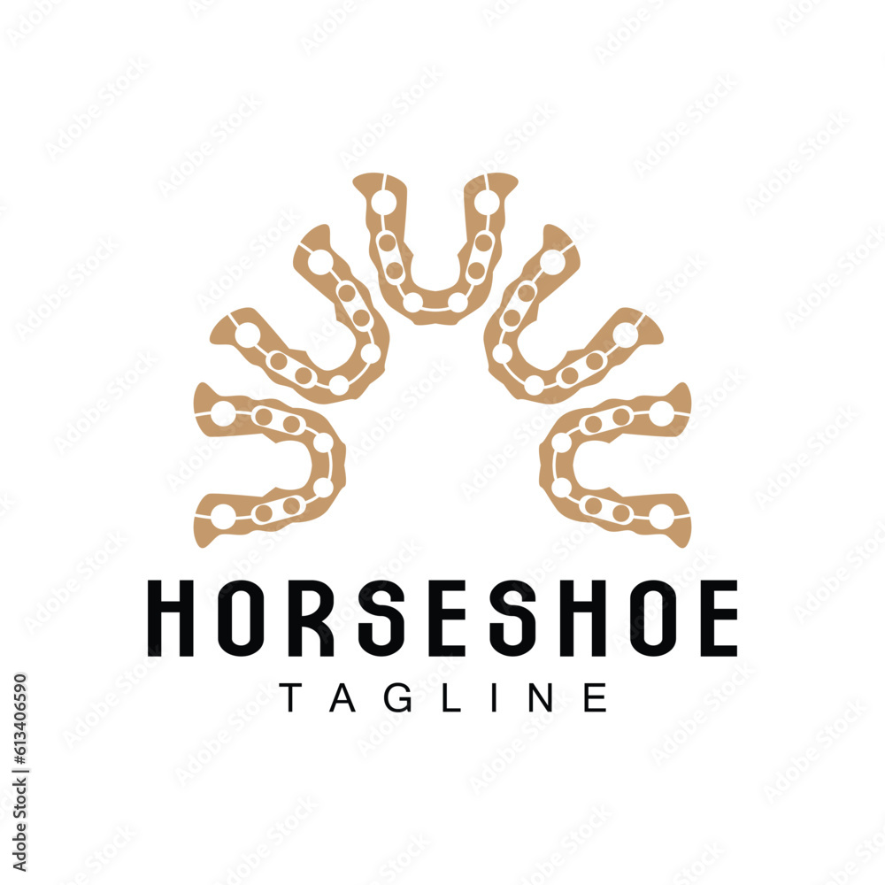 Horseshoe Logo, Cowboy Horse Vector, Icon Design Symbol Template Horseshoe Logo, Cowboy Horse Vector, Icon Design Symbol Template