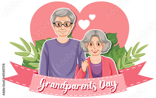 Happy grandparent day banner