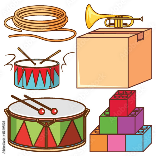 Set of differnt objects