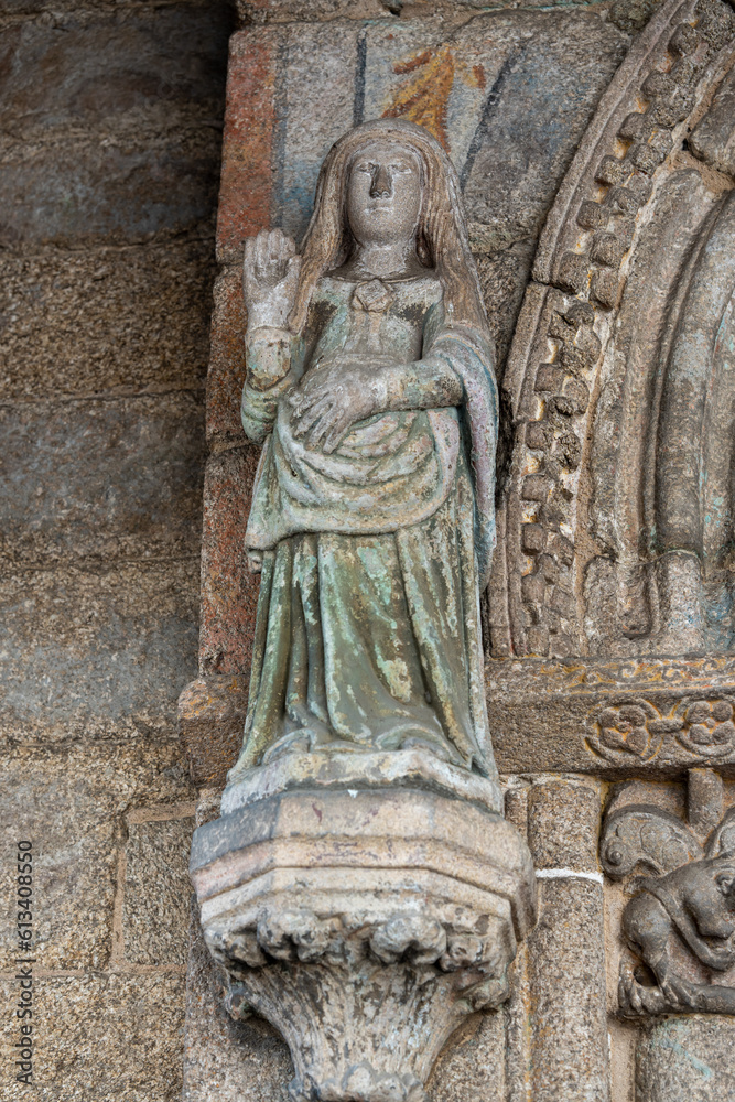 one of the few rare statues in the world depicting the pregnant virgin mary