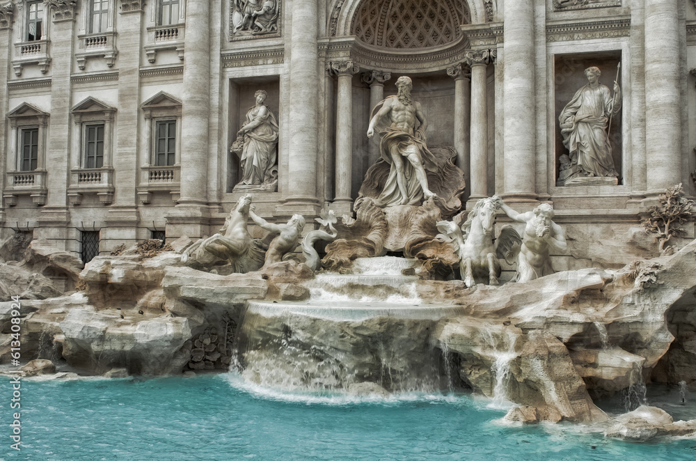 trevi fountain rome