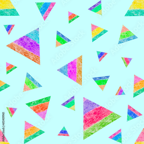 geometric pattern with triangles
