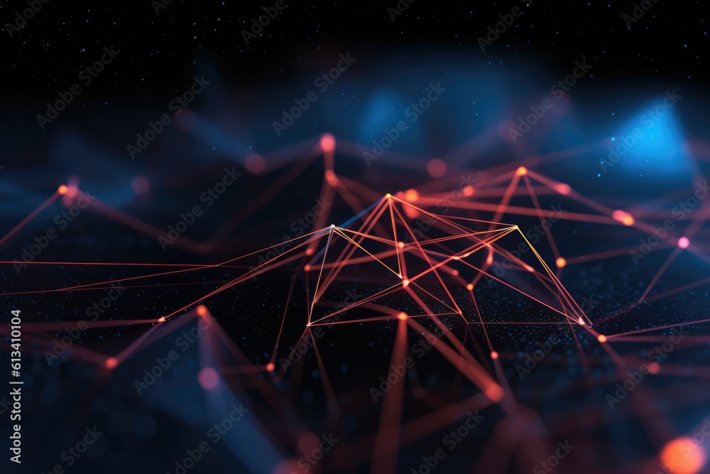 Abstract technology background made with generated ai Abstract technology background made with generated ai