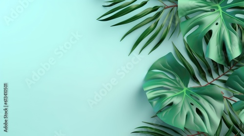 Plant background with copy space