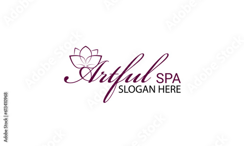 Unique flower nature professional logo design