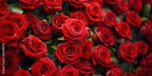 Red roses wallpaper background