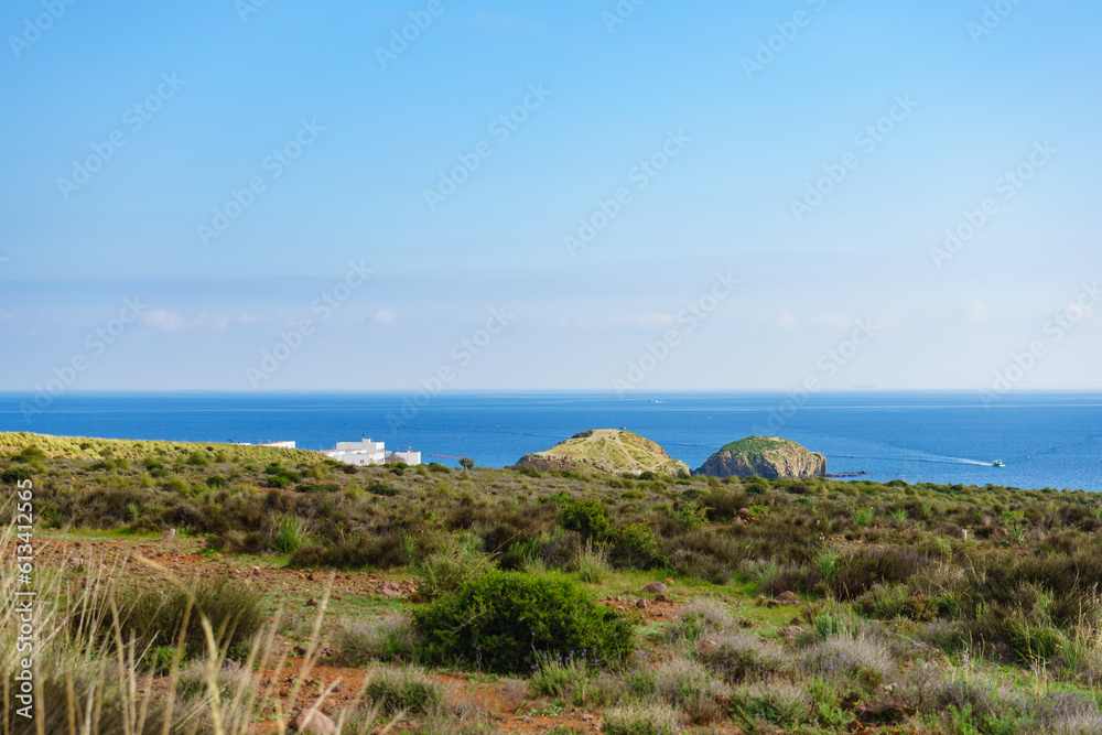 Coast view in Park Cabo de Gata, Spain