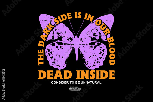 butterfly Streetwear graphic design