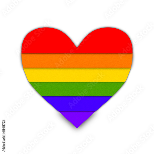 LGBT pride. Heart in color of rainbow flag Free Download LGBT pride. Heart in color of rainbow flag - GFXLoad