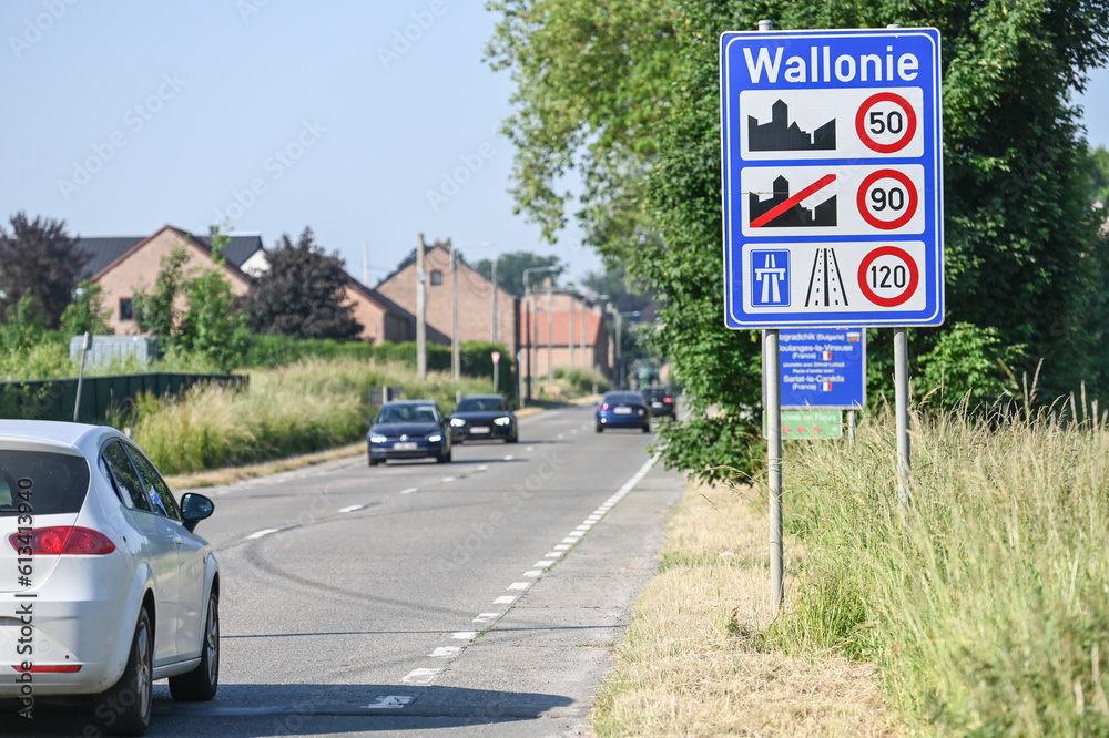 Wallonie Belgique Brabant wallon route circulation auto voiture vitesse