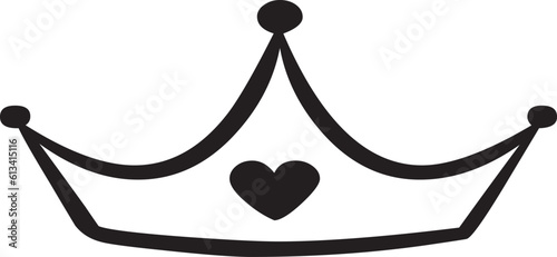 Sketch crown. Simple graffiti crowning,  Royal imperial coronation symbols,  vector