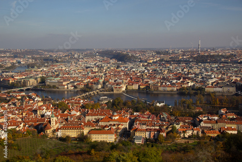 Prague panorama view from the tower © vaclav