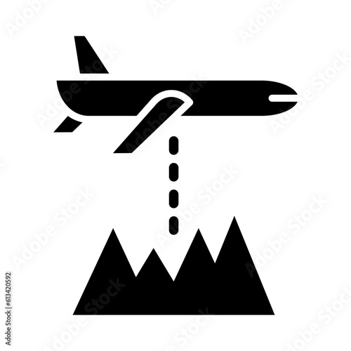 Altitude Glyph Icon Design