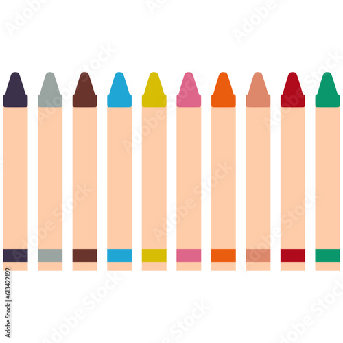 Crayons Graphic Design for Back to School