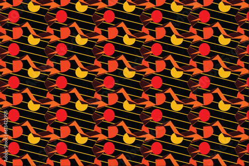 seamless pattern with leaves