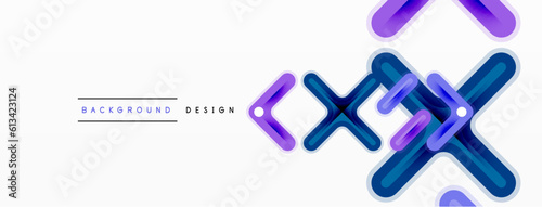 Cross line background minimal geometric template. Design for wallpaper, banner, background, landing page, wall art, invitation, prints, posters