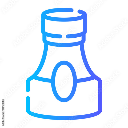 ink bottle Line Gradient Icon
