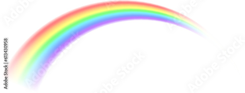 Vector rainbow. Rainbow png. Effect after the rain. A natural phenomenon.