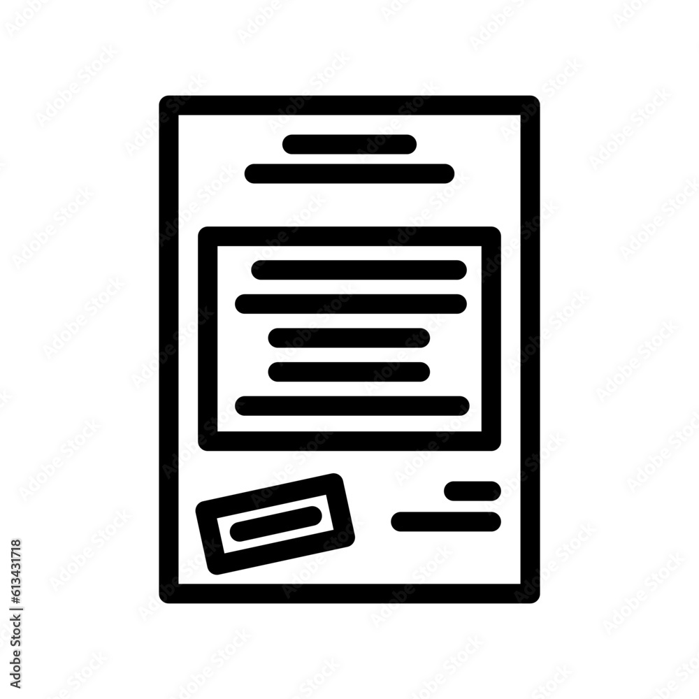 press release news media line icon vector. press release news media sign. isolated contour symbol black illustration press release news media line icon vector. press release news media sign. isolated contour symbol black illustration