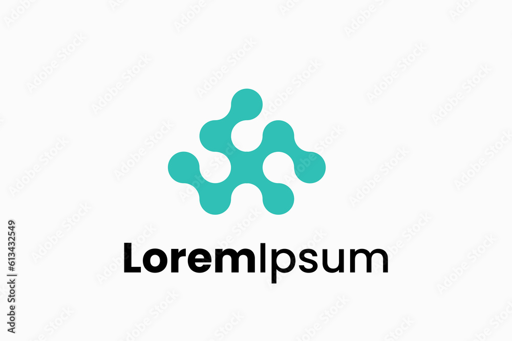 Molecule Vector Logo Premium Molecule Vector Logo Premium