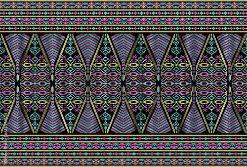 seamless geometric local culture pattern for background Can be used in textiles, clothing, jewelry, wallpaper, cloth, vector images.