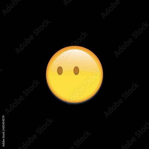 'Speechless' Animated Emoji with transparant alpha background, ready to be used on your footage.