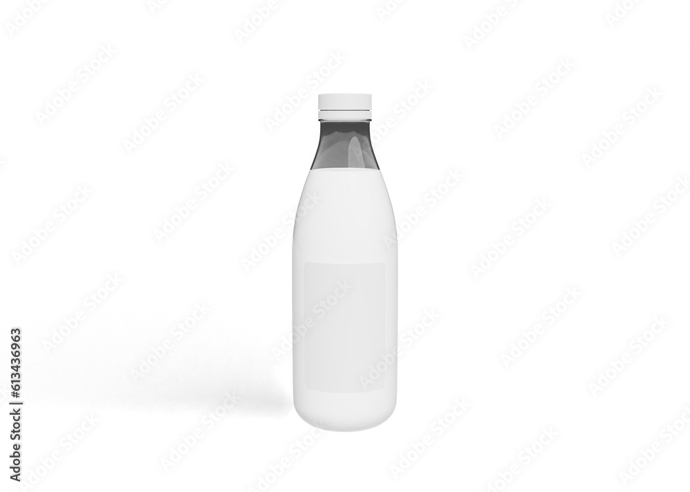 Milk bottle packaging mockup Milk bottle packaging mockup